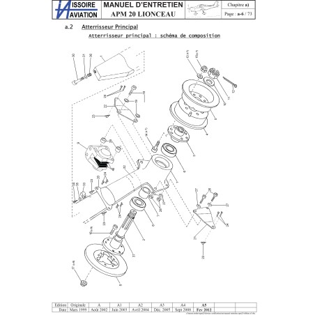 Jeu de Plaquette de frein BREMBO  ref Issoire aviation RC 555-40
