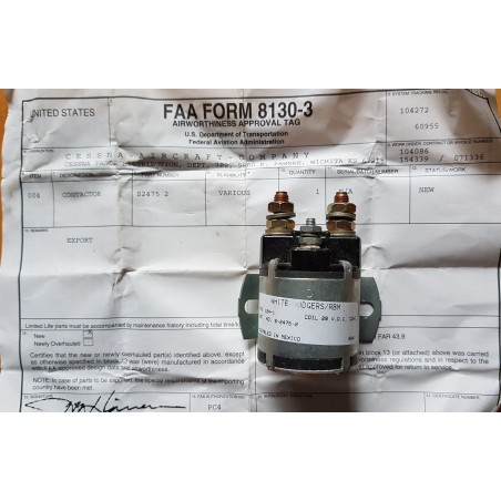 CONTACTEUR RELAIS  POUR CESSNA   S2475-2